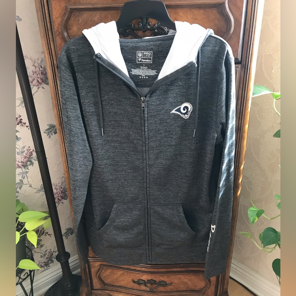 NFL Shop Pro Line Women’s LA Rams Lightweight Hooded Jacket